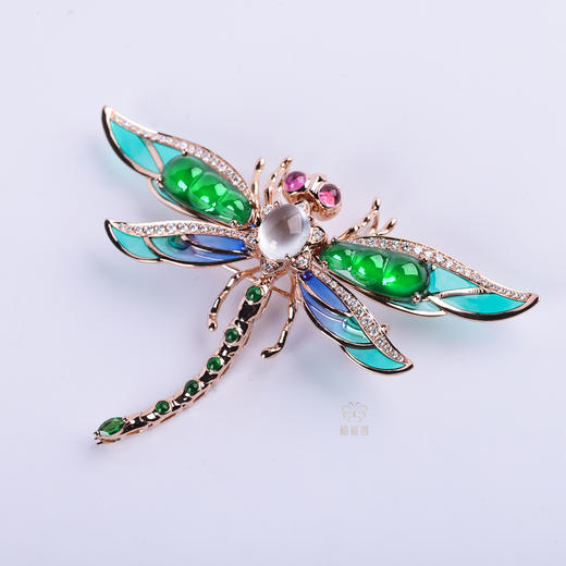 【腾飞】福豆空窗珐琅蜻蜓   XZ12509017 商品图2