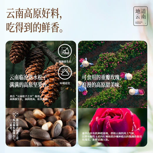 嘉华鲜花饼 高山松仁鲜花饼-6枚礼盒 商品图4