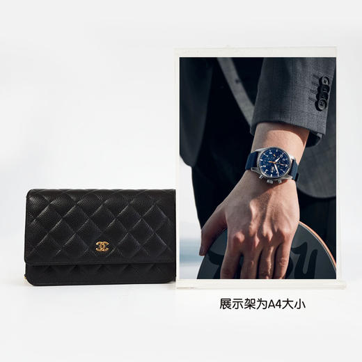 【98新闲置】CHANEL香奈儿AP0250 Y01864 C3906黑金荔枝纹WOC发财包链条包单肩包女士140226JJ01 商品图10