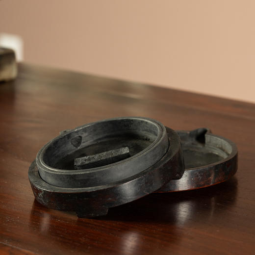 清	歙砚及红木墨盒 商品图2