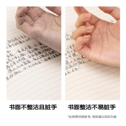 【速干油墨❗不易晕染，不脏手】得力按动中性笔0.5磨砂渐变三角高颜值黑笔轻奢高级感学生刷题笔。rg 商品图2