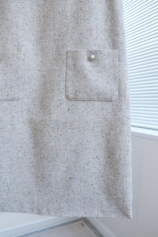 柏林画刊|英式点点花呢羊毛背心裙 商品图8