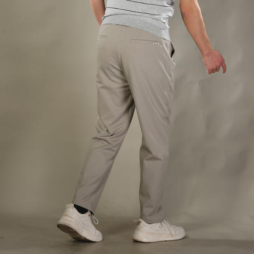 DRONKOO 2026 松紧腰前右袋钉扣织唛针织中厚休闲长裤 商品图3