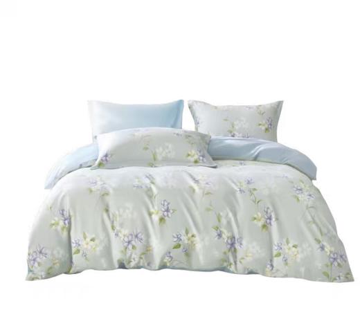 【春上新】10楼堂皇   全棉印花四件套--花叙 200*230cm  吊牌价1190元      活动价299元 商品图0