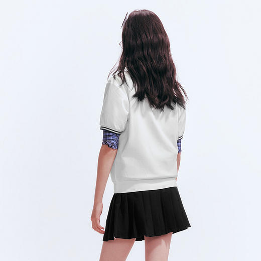 PUMA彪马童装2026夏季新款儿童短袖T恤女童上衣V领设计优雅俏皮 商品图3