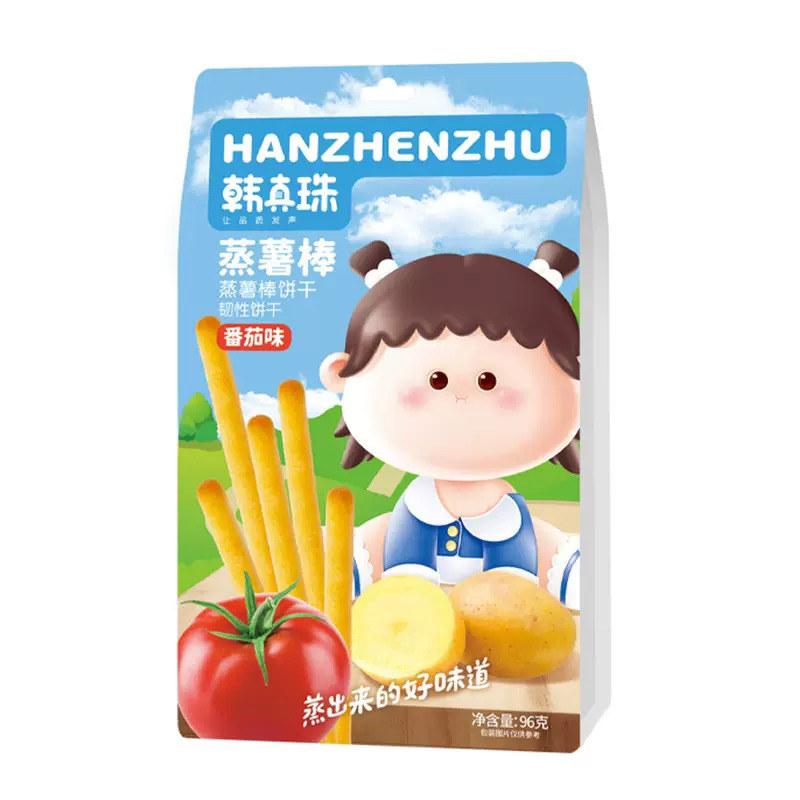 韩真珠蒸薯棒饼干(番茄味)02798