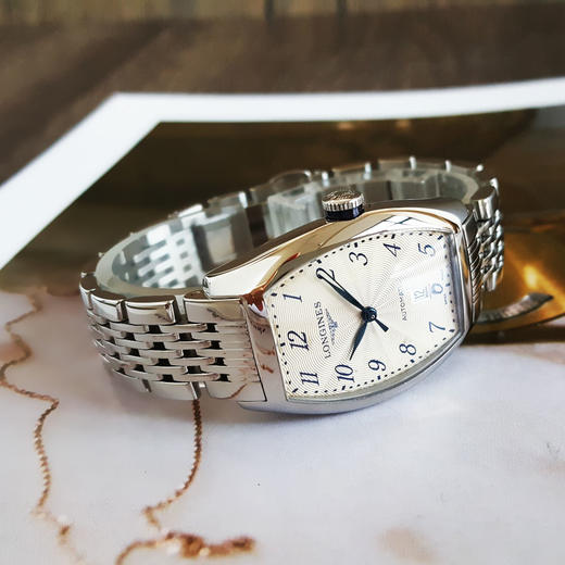 【95新】LONGINES 浪琴L2.142.4.73.6自动机械机芯日期显示26*30MM（女款）典藏系列精钢040226AK03 商品图4