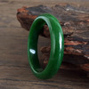 【天然正品】天然精品无杂裂俄料菠菜绿无黑点和田玉碧玉56号手镯130126NJS34 商品缩略图5