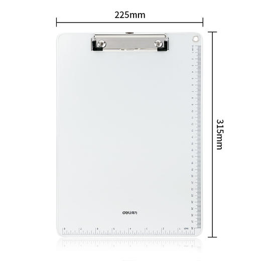 【可挂式板夹❗轻松整理文件】得力64504金属包边A4板夹铝合金包边夹板书写阅读金属材质夹线。rg 商品图4