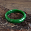 【天然正品】天然精品无杂裂俄料菠菜绿无黑点和田玉碧玉56号手镯130126NJS34 商品缩略图2