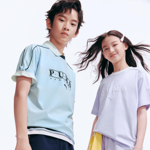 PUMA彪马童装2026夏季新款儿童短袖套装时髦运动风 商品图1