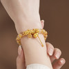 【黄塔晶盘缠手串】敦煌天然黄塔水晶盘缠串珠手链女时尚高级感招财手串 商品缩略图1
