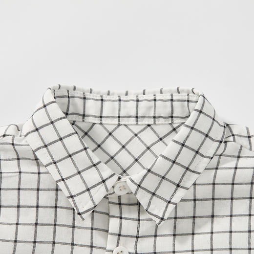 Cucutas男幼童长袖衬衫（宽松版）CY26SPW520黑白色调90#-130# 商品图5