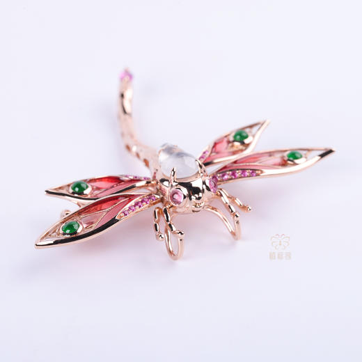 【福到了】空窗珐琅蜻蜓粉    XZ12509015 商品图4
