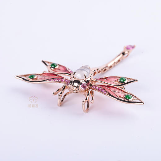 【福到了】空窗珐琅蜻蜓粉    XZ12509015 商品图5