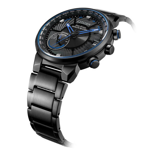 西铁城官方正品光动能卫星对时万年历不锈钢覆BIP防水男表CC3078-81E 商品图4