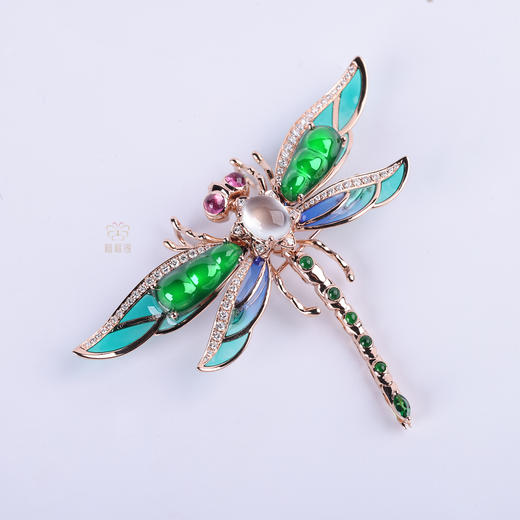 【腾飞】福豆空窗珐琅蜻蜓   XZ12509017 商品图3