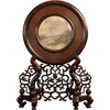 清	红木镶云石圆形座屏 商品缩略图5