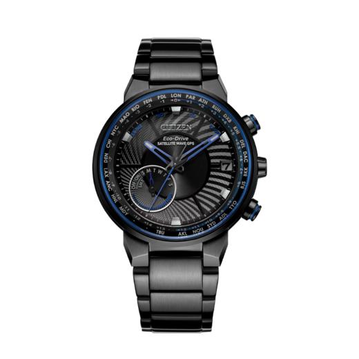 西铁城官方正品光动能卫星对时万年历不锈钢覆BIP防水男表CC3078-81E 商品图5