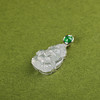 【吉象】玻璃种白翡象神坠   GZ12510068 商品缩略图0