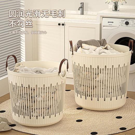 脏衣篮卫生间脏衣服收纳筐家用轻奢脏衣篓洗衣篮子大号玩具收纳桶 商品图3