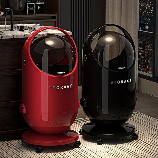 垃圾桶家用2025新款客厅轻奢高档翻盖大容量厨房卧室卫生间高颜值 商品图1