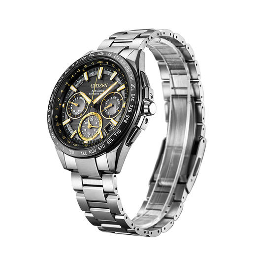 西铁城日本官方正品复古舒博钛GPS卫星对时光动能男表CC9015-54F 商品图4