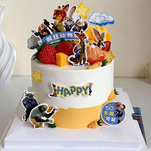 【疯狂动物城2】童趣蛋糕 商品图0