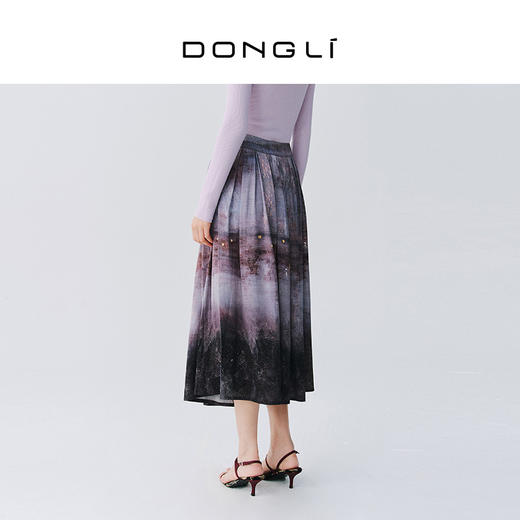 东黎 • 复苏的呼吸 桑蚕丝女士轻盈透气半裙 6016 商品图4