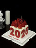 2026新年方形跨年草莓蛋糕（主图六寸 商品缩略图1
