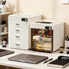 桌面密码收纳盒抽屉式重要文件带锁收纳箱家用办公隐私物品储物柜 商品缩略图0