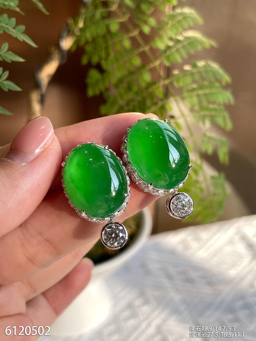 蛋面耳钉【6120502】具体价格微信咨询 商品图8