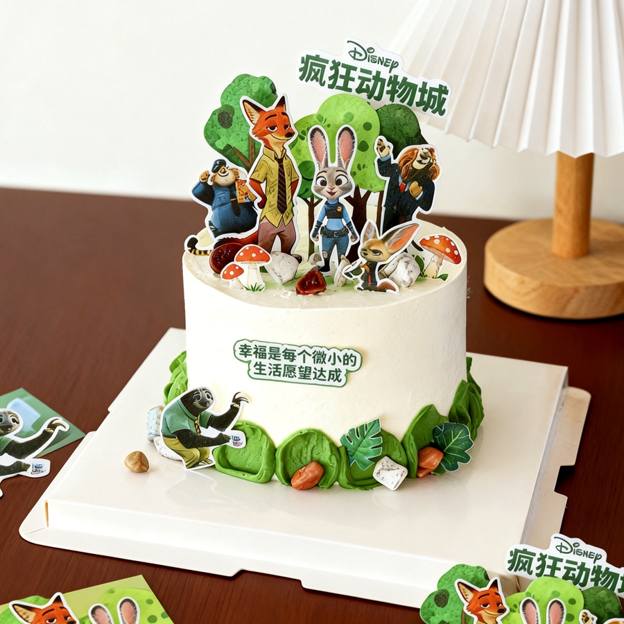 【疯狂动物城6】童趣蛋糕