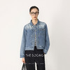 THESOONG\春季新品牛仔外套女时尚复古夹克短款上衣HBWT7357 商品缩略图4