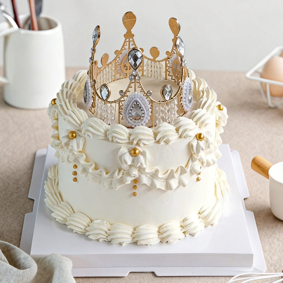 女神皇冠蛋糕