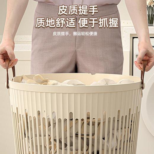 脏衣篮卫生间脏衣服收纳筐家用轻奢脏衣篓洗衣篮子大号玩具收纳桶 商品图2