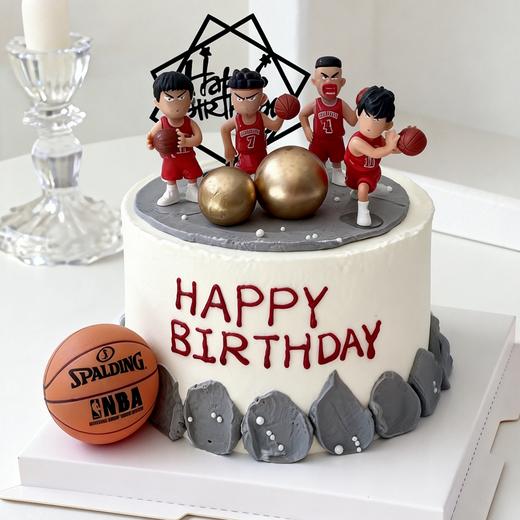【篮球灌篮蛋糕】顾客要求定制款 商品图0