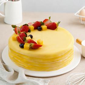 【草莓千层】手工煎皮，现煎现做,皮薄好吃