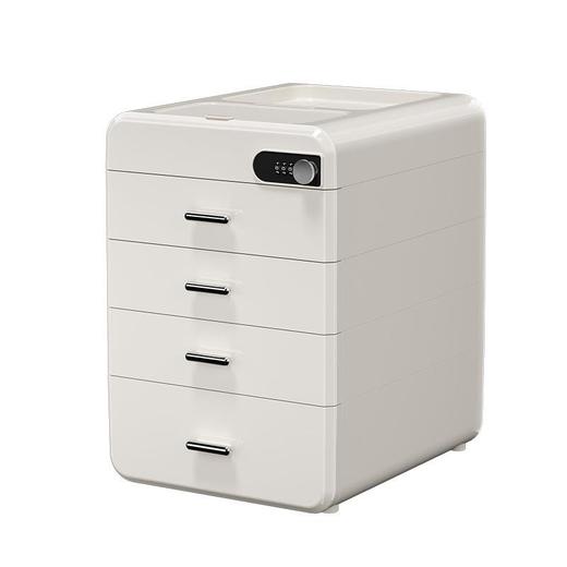 桌面密码收纳盒抽屉式重要文件带锁收纳箱家用办公隐私物品储物柜 商品图4