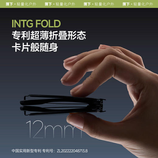 【春上新】【新品】6楼蕉下方圆大框卡片折叠墨镜FD439 商品图0