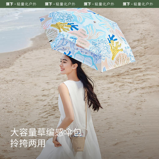 【春上新】【新品】 6楼蕉下五折黑胶防晒伞BM65224吊牌价249 商品图0