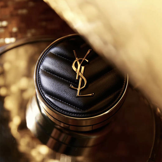 春日限定【可溯源】YSL圣罗兰全新黑管纯色唇釉5.5ml+YSL圣罗兰黑皮革气垫中样5g #B10 #B20_bba 商品图2