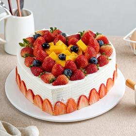 【甜蜜之恋】新鲜芒果与草莓精心搭配