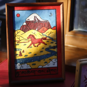 吉祥年画：智慧之马