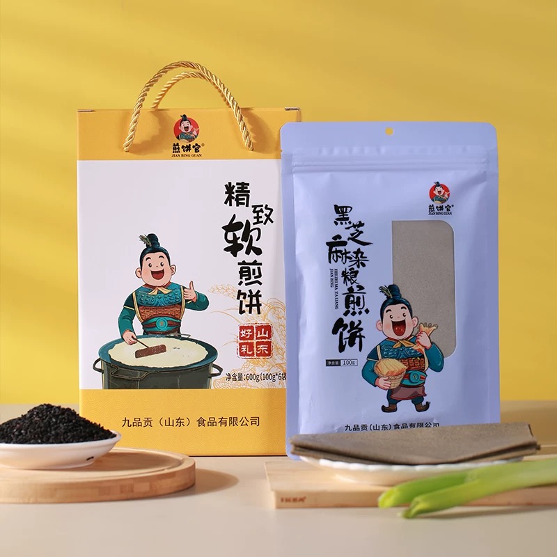 正宗山东特产煎饼官多种口味混合袋开袋即食送伴手礼