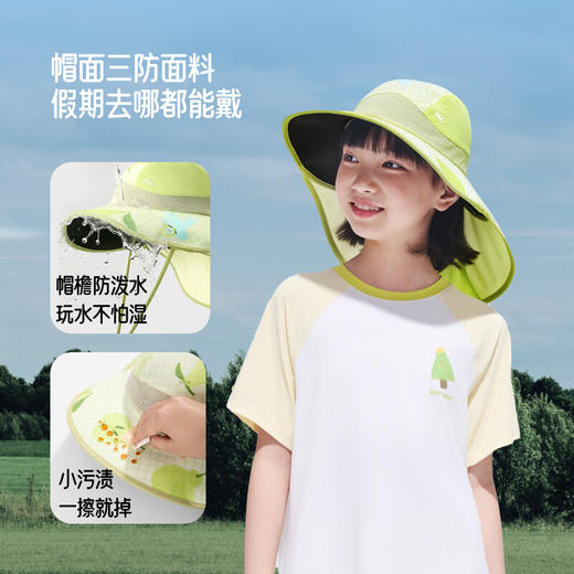 【春上新】【新品】6楼蕉下儿童全防护防晒帽AS018吊牌价229 商品图4