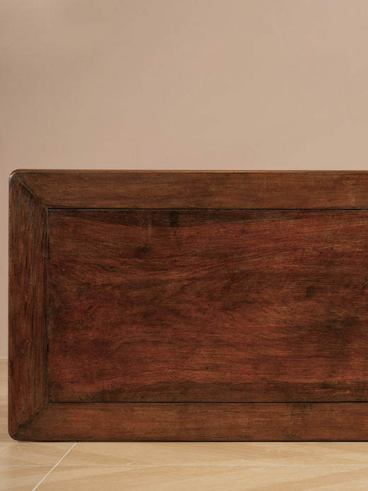 清	黄花梨云纹罗锅枨独板半桌 商品图4