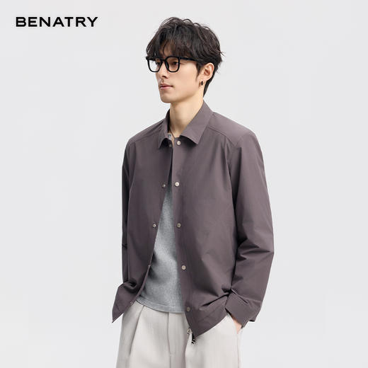 BENATRY贝纳川男士2026春季新款日常百搭夹克ECA100201 商品图2