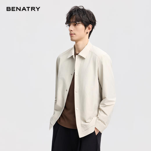 BENATRY贝纳川男士2026春季新款日常百搭夹克ECA100201 商品图5
