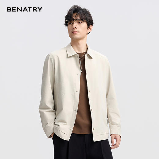 BENATRY贝纳川男士2026春季新款日常百搭夹克ECA100201 商品图0